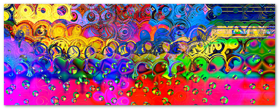 digital abstract storm image by Wendy J. St. Christopher