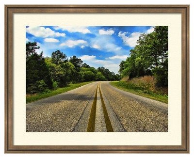 What I Remember About That Summer Day, road landscape by Wendy J St Christopher